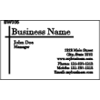BCARD-BW - Business Cards - B&W
