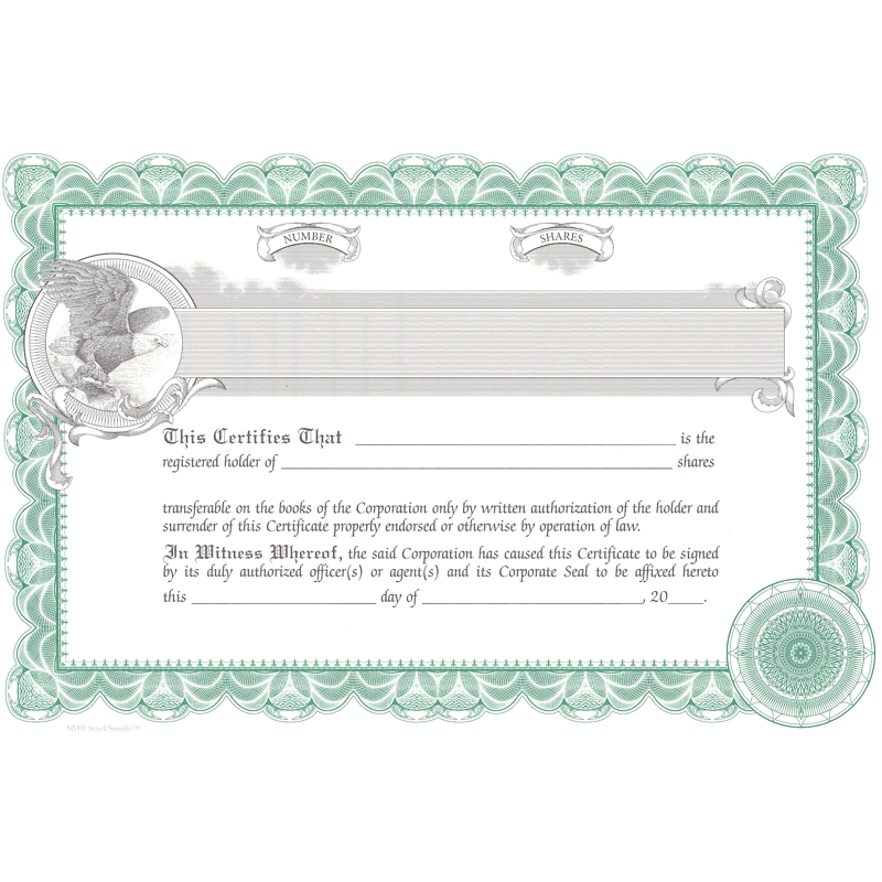 Stock Certificates