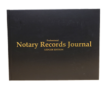 NRB-LGR-HC - Professional Notary Records Journal. Ledger Edition<br>Hard Cover